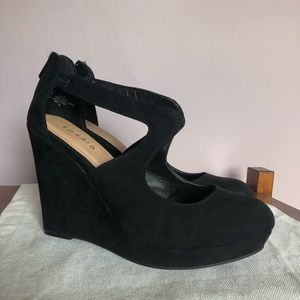 Torrid Black Platform Wedge
